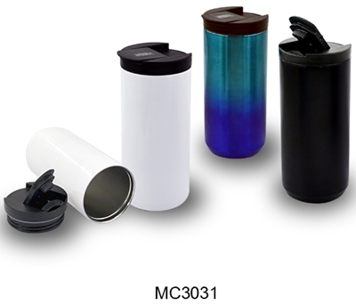 แก้วน้ำสแตนเลส แก้วน้ำใส่น้ำร้อน เย็น แก้วพรีเมียม ขนาด 350 ml รหัส MC-3031