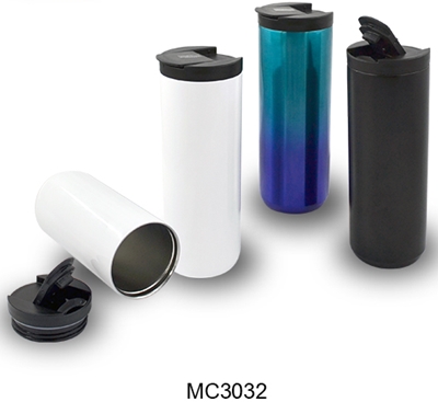 แก้วน้ำสแตนเลส แก้วน้ำใส่น้ำร้อน เย็น แก้วพรีเมียม ขนาด 500 ml รหัส MC-3032