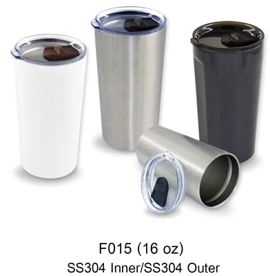 แก้วน้ำสแตนเลส ร้อน - เย็น แก้วมัค แก้วสแตนเลสพรีเมี่ยม ขนาด 16 ออน รหัส F015