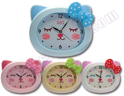 นาฬิการูปสัตว์ Cat wall clock รหัส SWC-56-04