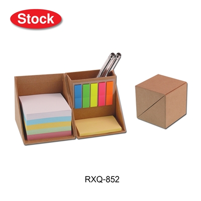 ชุดสมุดโน้ต โพสอิท สมุดจดบันทึก รหัส RXQ852 ฟรีสกรีน 1 สี 1 ตำแหน่ง